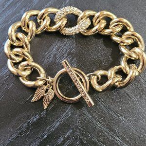 Victoria Secret Curb Link Chunky Toggle Bracelet